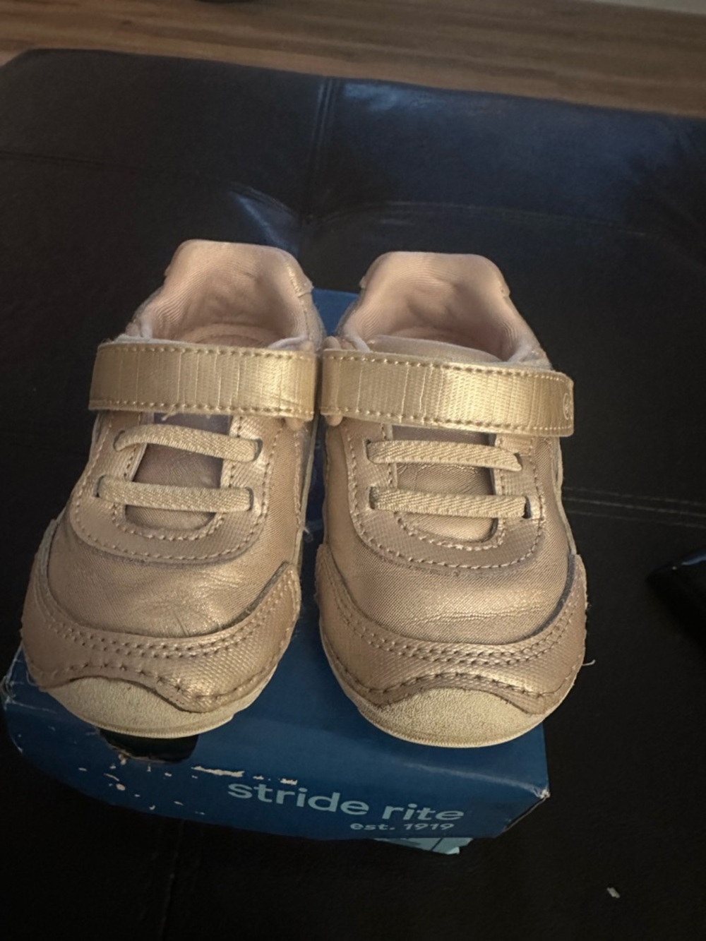 Stride Rite Little Kid 'Sm Grover' Sneakers in Champagne